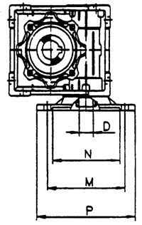 NMRV型蝸桿減速機(jī)(Q-JF 01-1999)