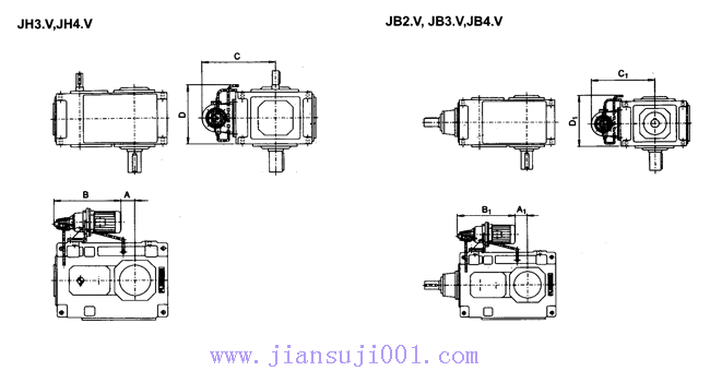 JH/B系列工業(yè)齒輪箱