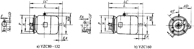 YZCϵеஐ늄әCγߴ磨H80160mm